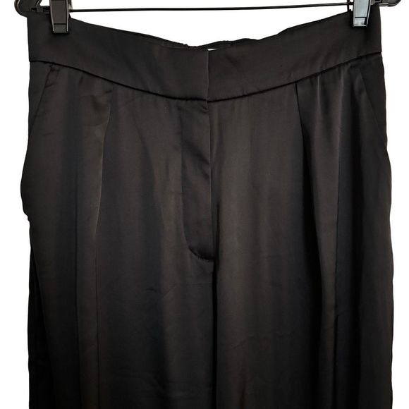 Abercrombie & Fitch Satin Tailored Wide Leg Pant 31 | 12 - Picture 4 of 10